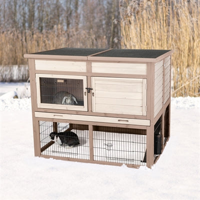 Product image of:TRIXIE NATURA KONIJNENHOK XL MET ISOLATIE GRIJS
