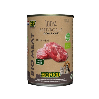 Product image of:BF PETFOOD ORGANIC HOND RUND MENU BLIK