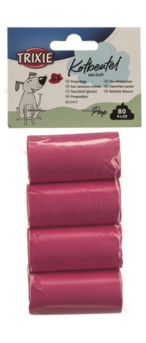 Product image of:TRIXIE HONDENPOEPZAKJES ROZENGEUR ROZE