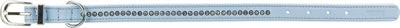 Product image of:TRIXIE HALSBAND HOND ACTIVE COMFORT MET STRASS STEEN LEER LICHTBLAUW