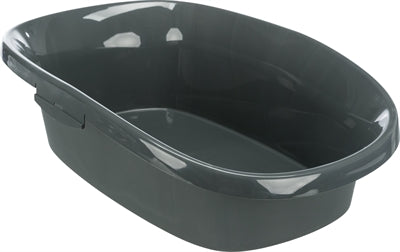 Product image of:TRIXIE BE ECO GERECYCLED KATTENBAK CARLO MET RAND ANTRACIET / GRIJS