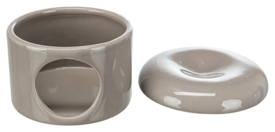 Product image of:TRIXIE SPEELHUIS MUIZEN MET DEKSEL KERAMIEK TAUPE
