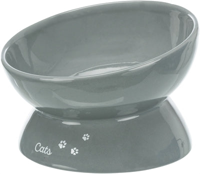 Product image of:TRIXIE VOERBAK KAT XXL KERAMIEK VERHOOGD GRIJS