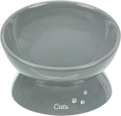 Product image of:TRIXIE VOERBAK KAT XXL KERAMIEK VERHOOGD GRIJS