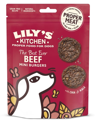 Product image of:LILY'S KITCHEN DOG THE BEST EVER BEEF MINI BURGERS