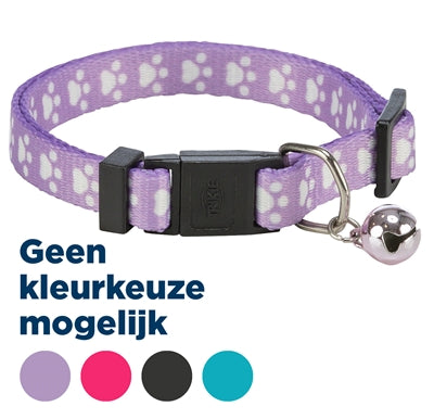 Product image of:TRIXIE HALSBAND KAT PRINT POOT ELASTISCH ASSORTI
