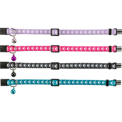 Product image of:TRIXIE HALSBAND KAT PRINT POOT ELASTISCH ASSORTI