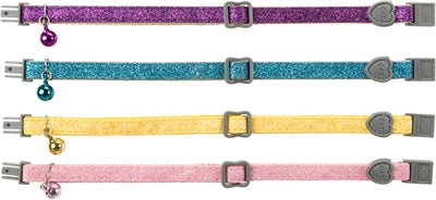 Product image of:TRIXIE HALSBAND KAT GLITTER MET KUNSTSTOF SLUITING ASSORTI