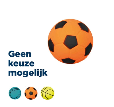 Product image of:TRIXIE BAL DRIJVEND SCHUIMRUBBER ASSORTI