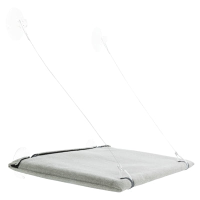 Product image of:TRIXIE KATTENMAND HANGMAT RAAM VELOURS GRIJS