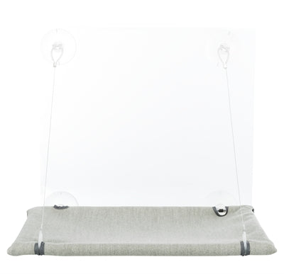 Product image of:TRIXIE KATTENMAND HANGMAT RAAM VELOURS GRIJS