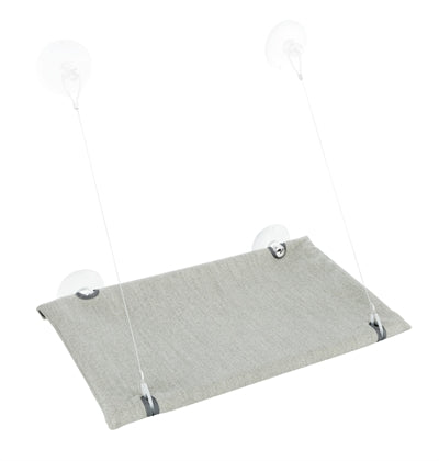 Product image of:TRIXIE KATTENMAND HANGMAT RAAM VELOURS GRIJS