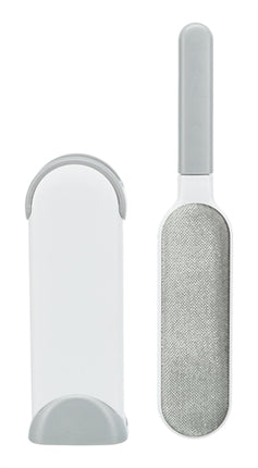 Product image of:TRIXIE HARENPLUIZENBORSTEL MET REINIGINGSSTATION WIT / GRIJS