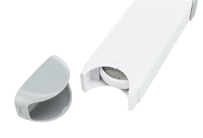 Product image of:TRIXIE HARENPLUIZENBORSTEL MET REINIGINGSSTATION WIT / GRIJS