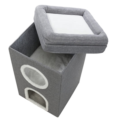 Product image of:TRIXIE KRABPAAL CAT TOWER SAUL GRIJS