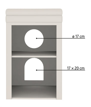 Product image of:TRIXIE KRABPAAL CAT TOWER SAUL GRIJS