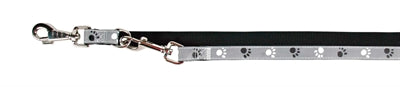 Product image of:TRIXIE HONDENRIEM CAVO REFLECT VERSTELBAAR ZWART / ZILVERGRIJS