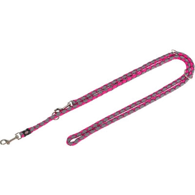 Product image of:TRIXIE HONDENRIEM CAVO VERSTELBAAR FUCHSIA / GRIJS