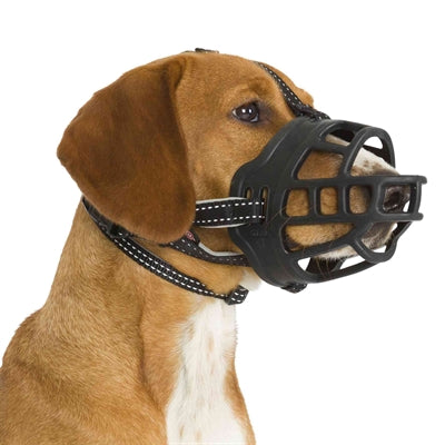 Product image of:TRIXIE MUILKORF MUZZLE FLEX SILICONE ZWART