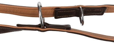 Product image of:TRIXIE HONDENRIEM ACTIVE COMFORT VERSTELBAAR LEER BRUIN / LICHTBRUIN