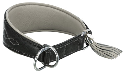Product image of:TRIXIE HALSBAND HOND ACTIVE COMFORT VOOR WINDHONDEN LEER ZWART / GRIJS