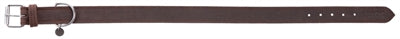Product image of:TRIXIE HALSBAND HOND RUSTIC VETLEER DONKERBRUIN