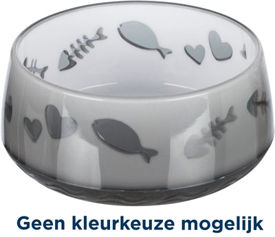 Product image of:TRIXIE VOERBAK / WATERBAK VIS / HART KUNSTSTOF / RUBBERRING ASSORTI