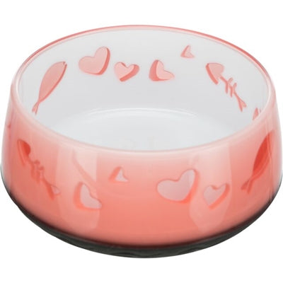Product image of:TRIXIE VOERBAK / WATERBAK VIS / HART KUNSTSTOF / RUBBERRING ASSORTI