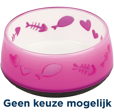 Product image of:TRIXIE VOERBAK / WATERBAK VIS / HART KUNSTSTOF / RUBBERRING ASSORTI