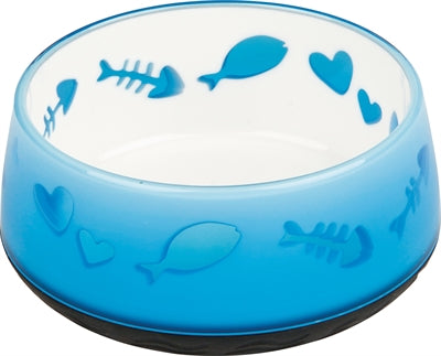 Product image of:TRIXIE VOERBAK / WATERBAK VIS / HART KUNSTSTOF / RUBBERRING ASSORTI