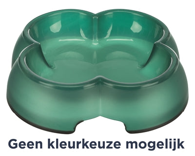 Product image of:TRIXIE VOERBAK / WATERBAK TRANSPARANT KUNSTSTOF / RUBBERRING ASSORTI