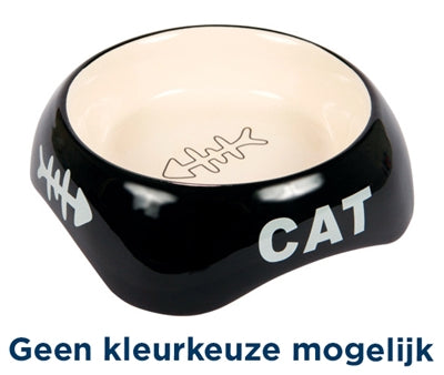 Product image of:TRIXIE VOERBAK / WATERBAK CAT VISGRAAT KERAMIEK ASSORTI