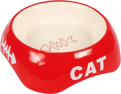 Product image of:TRIXIE VOERBAK / WATERBAK CAT VISGRAAT KERAMIEK ASSORTI