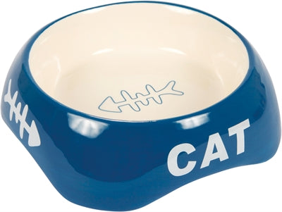 Product image of:TRIXIE VOERBAK / WATERBAK CAT VISGRAAT KERAMIEK ASSORTI