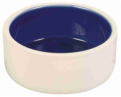 Product image of:TRIXIE VOERBAK KERAMIEK CREME / BLAUW