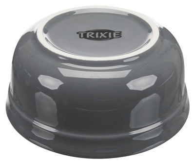 Product image of:TRIXIE VOERBAK-SET KERAMIEK  /  METAAL PETROL / GRIJS