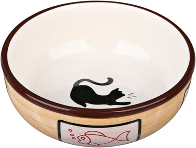 Product image of:TRIXIE VOERBAK / WATERBAK KAT / VIS KERAMIEK ASSORTI