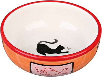 Product image of:TRIXIE VOERBAK / WATERBAK KAT / VIS KERAMIEK ASSORTI