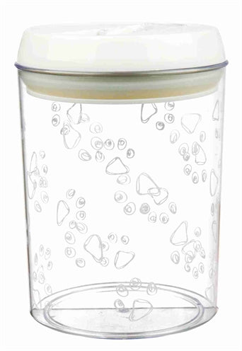Product image of:TRIXIE VOORRAADPOT KUNSTSTOF TRANSPARANT / WIT