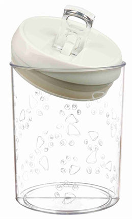 Product image of:TRIXIE VOORRAADPOT KUNSTSTOF TRANSPARANT / WIT