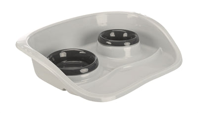 Product image of:TRIXIE VOERBAK STATION KUNSTSTOF WIT  /  ASSORTI