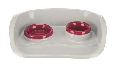 Product image of:TRIXIE VOERBAK STATION KUNSTSTOF WIT  /  ASSORTI