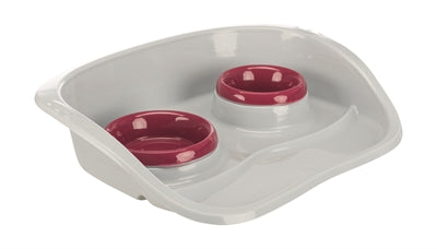 Product image of:TRIXIE VOERBAK STATION KUNSTSTOF WIT  /  ASSORTI