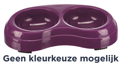 Product image of:TRIXIE VOERBAK DUBBEL KUNSTSTOF ASSORTI