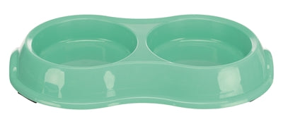 Product image of:TRIXIE VOERBAK / WATERBAK DUBBEL KUNSTSTOF ASSORTI