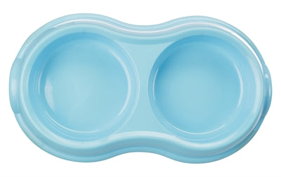 Product image of:TRIXIE VOERBAK / WATERBAK DUBBEL KUNSTSTOF ASSORTI