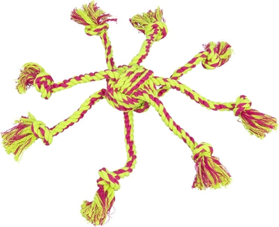 Product image of:TRIXIE TOUWSPEELTJE MET INGEVLOCHTEN BAL LIME/MAGENTA