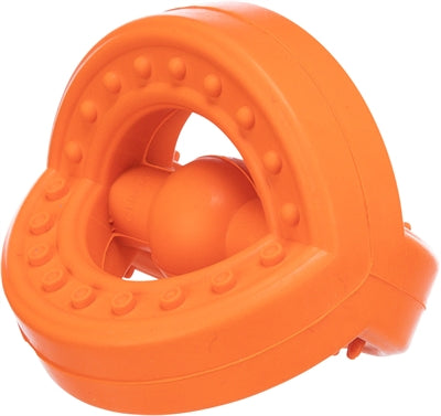 Product image of:TRIXIE NATUURRUBBER TREKSPEELTJE MET GRIP ORANJE