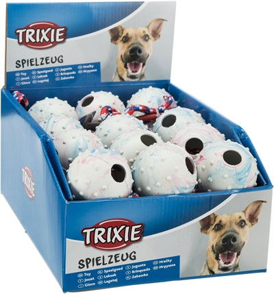 Product image of:TRIXIE NATUURRUBBER BAL AAN KOORD ASSORTI