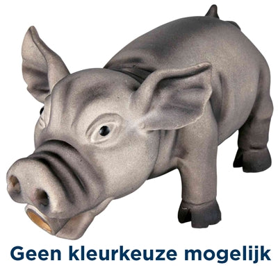 Product image of:TRIXIE LATEX / POLYESTERVLIES VARKEN MET DIERENGELUID  ASSORTI